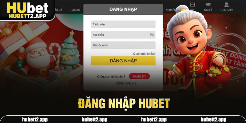 đăng nhập HUBET